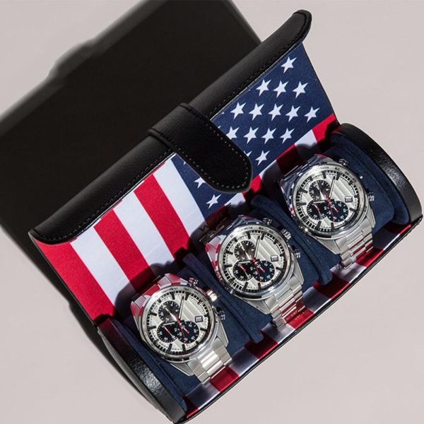 Triple Watch Roll - USA Flag